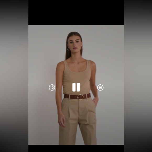 New! Lauren Ralph Lauren
Cotton-Blend Tank Top - Picture 4 of 11